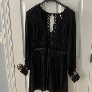 Free People Womens Black Dress Size 12